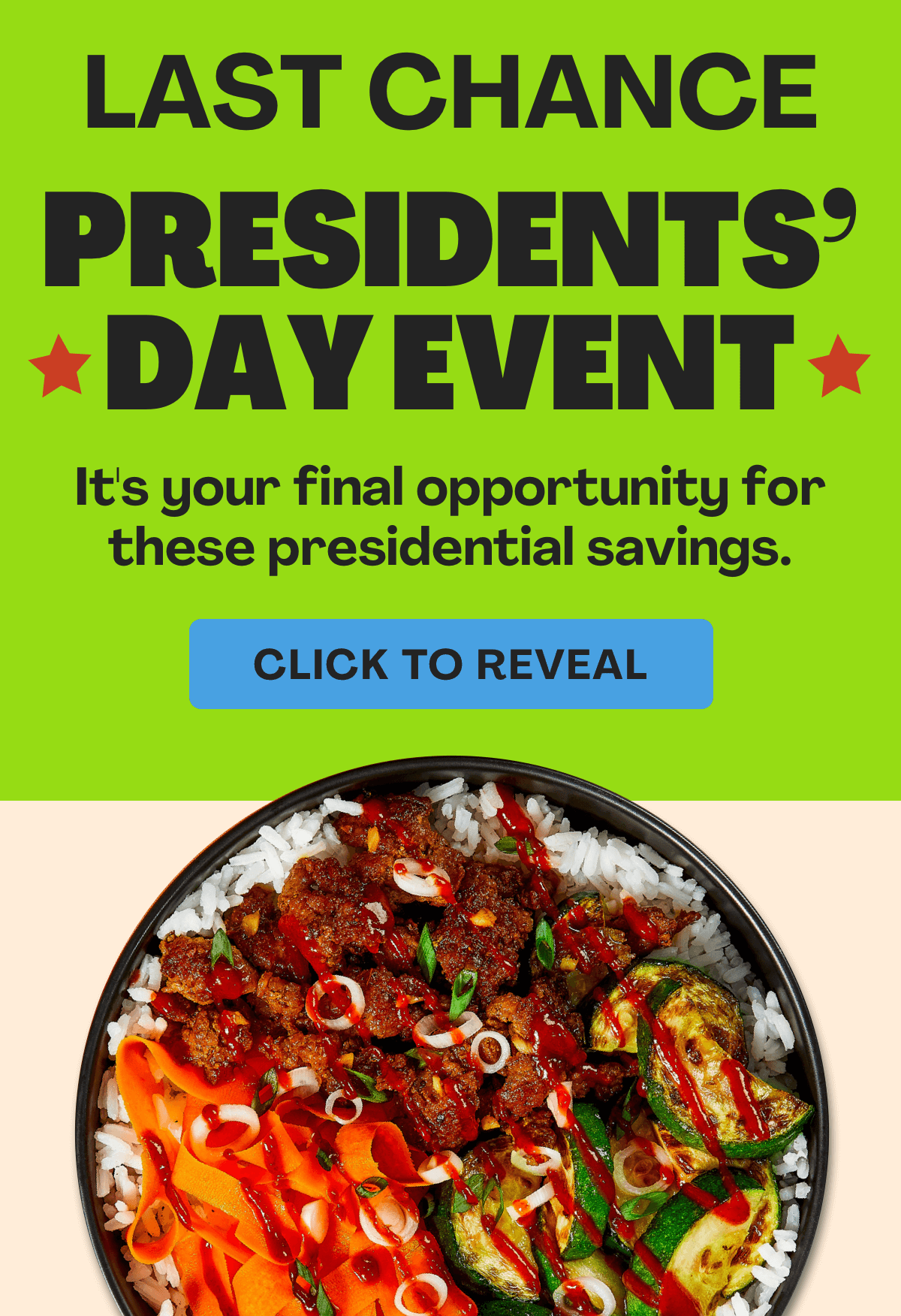 HelloFresh's Presidents' Day Event is ON now!