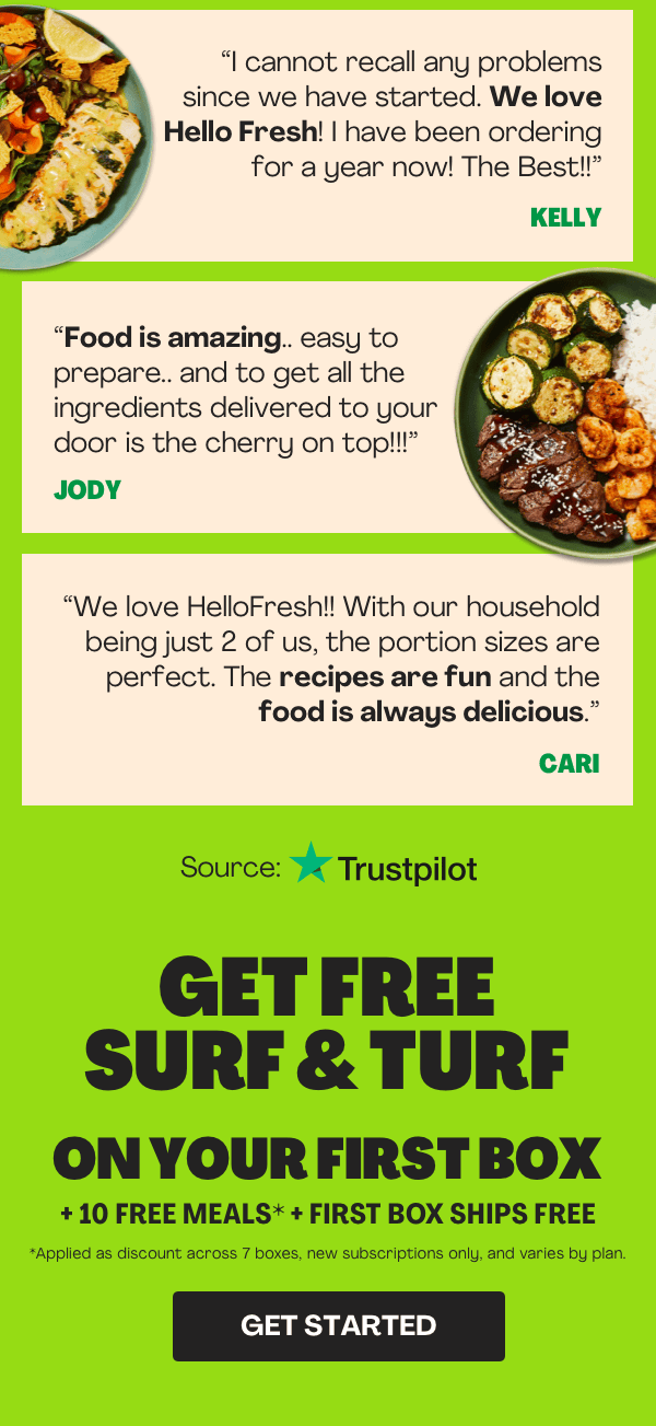 We love HelloFresh!