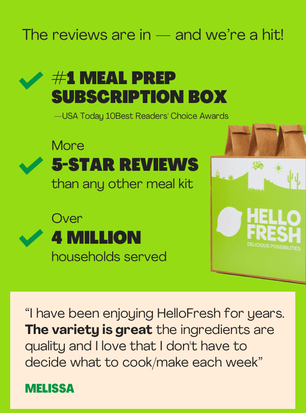 #1 Meal Prep Subscription Box!