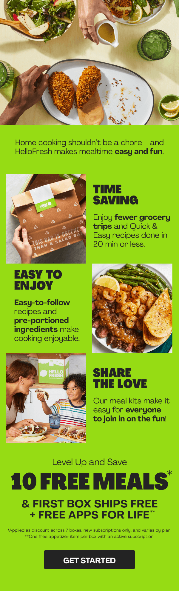 HelloFresh males mealtime easy and fun!