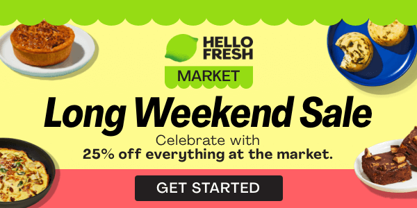 Long Weekend Sale. Celebrate with 25% off everything at the market. 